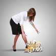 Collage on business and money theme