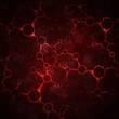 Futuristic dna, abstract molecule, cell illustration eps10