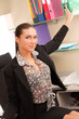 Business woman sitting in the office