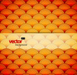 Abstract seamless orange background with circles.