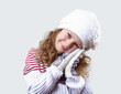 Foto: Cuty little girl in winter wear Cuty little girl in winter wear