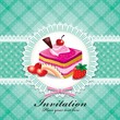 Cute cup cake W with lace