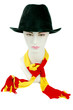 mannequin sculptures with scarves and hats