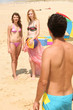 Friends on a beach Friends on a beach