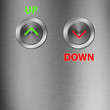 Up and Down metalic button with space