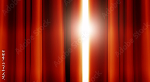 Photo: stage curtain light stage curtain light