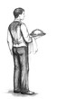 Ilustración: waiter waiter