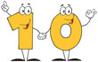 Number Ten Cartoon Character Number Ten Cartoon Character