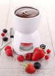 chocolate fondue and fruits chocolate fondue and fruits