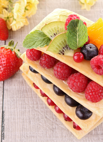 Photo: berries mille feuille berries mille feuille