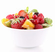 isolated fruit salad isolated fruit salad