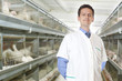 veterinary surgeon on eggs and chicken factory farm