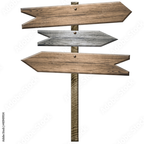 Foto: Holz Schild Pfeil braun Holz Schild Pfeil braun
