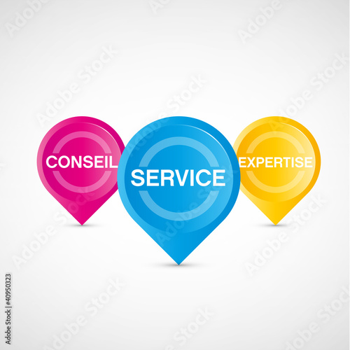 Vektor: service/conseil/expertise service/conseil/expertise
