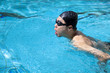 Photo: man are swimming with control breathing man are swimming with control breathing