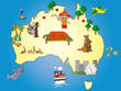 australia map