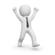 Happy businessman