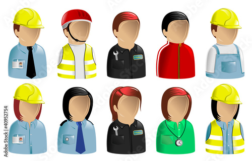 Vector: Construction & Leisure Avatars & User Icons Construction & Leisure Avatars & User Icons