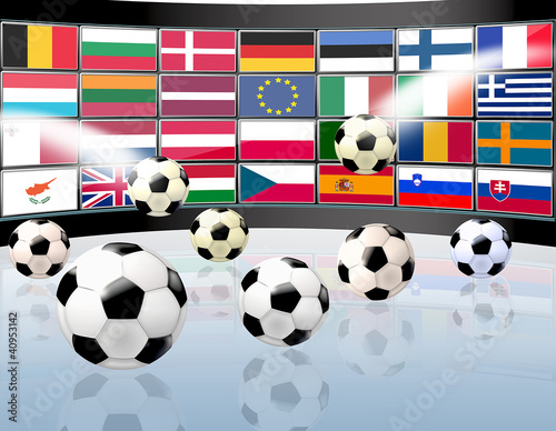 Illustration: Fussball Europameisterschaft Fussball Europameisterschaft
