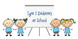 School children & whiteboard - Type 1 Diabetes at School