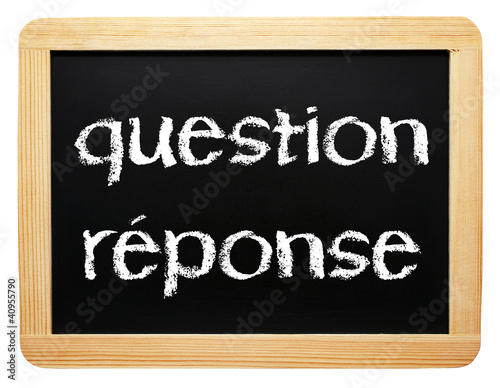Illustration: question et réponse question et réponse