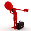 3d man business man, take a bow 3d man business man, take a bow
