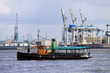 Kutter im Hafen Hamburg