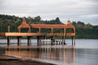 Pier at Lllanquihue lake, Frutillar (Chile)