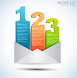 Details der Fotografie Postcard  menù with 3 choices. Ideal for web usage, depliant ...