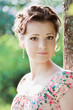 Beauty woman in nature