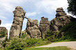 Externsteine, Sandstein, Felsformation, Teutoburger Wald