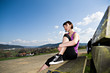 stretching woman