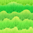 Vector seamless pattern of forest green