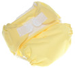 Eco Friendly Yellow Cloth Diaper with Hook and Loop Closure Eco Friendly Yellow Cloth Diaper with Hook and Loop Closure