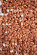 close up of chocolate with puffed rice, texture