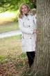 senior woman walking in the park