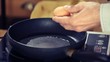 eggs in a frying pan