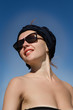 Beautiful woman on a beach