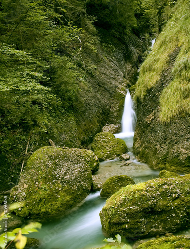 Foto: Kleiner Wasserfall im Allgäu Kleiner Wasserfall im Allgäu