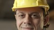 Man working as architect, engineer in construction site