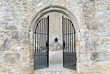 gate in Cahir castle, Ireland