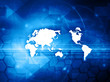 world map technology style world map technology style
