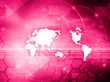world map technology style world map technology style