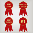 red award ribbons