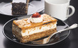 yolk and cream cake