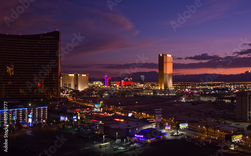 Photo: Las Vegas and Trump Tower Las Vegas and Trump Tower