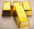 Stack of gold bars Stack of gold bars