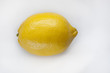 Whole Lemon Isolated on White Background
