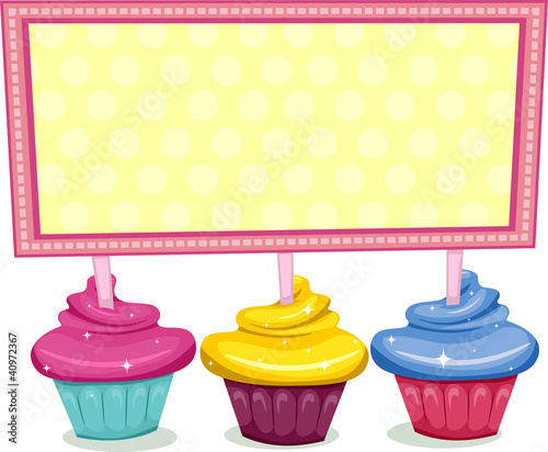 Vector: Cupcake Board Cupcake Board