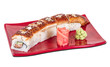 Japanese traditional Cuisine - Maki Roll with Cucumber , Cream C